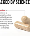 Force Factor Beta Alanine Capsules Betaalanine Endurance Supplement To Boost Performance & Reduce Fatigue Clinical Dose Premium Quality Vegan Nongmo 120 Capsules