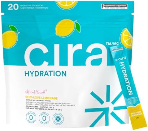 Cira Hydration Powder (45 Servings) Electrolyte Drink Mix With Himalayan Salt For Dehydration Relief And Recovery Fruit Punch