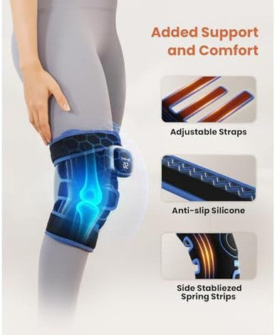 Bob And Brad Cordless Far Infrared Knee Heating Pad For Pain Relief Fsa-Hsa Eligible Deep Tissue Heated Wrap For Arthritis Meniscus Tear Tendinitis Portable Electric Brace For Elbow Arm & Leg