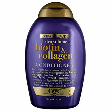 Ogx Conditioner Biotin & Collagen Extra Strength 13 Ounce (385Ml) (Pack Of 2)