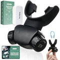 Bodyssey Breathing Trainer | Premium Silicone Trainer | Boost Breathing Patterns | Adjustable Resistance Levels | Compact Portable And Easy To Maintain (Black)