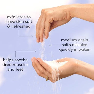 Sky Organics - Epsom Salt Bath Soak, 5 Lbs - Magnesium Sulfate Usp - 100% Pure, Medium Grain - Unscented - Soaking Bath Salts - Resealable Bag - Natural, Vegan & Cruelty - Self Care - Bath & Feet
