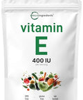Micro Ingredients Vitamin E 400Iu 300 Softgels Pure Vitamin E Oil Pills Antioxidant Supplements For Skin Face Heart & Immune Health Non-Gmo Gluten Free