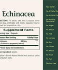 Nature's Bounty Echinacea Herbal Supplement Supports Immune Health 400Mg 100 Capsules