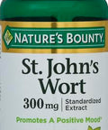 Nature's Bounty St. John S Wort 300Mg Capsules Herbal Health Supplement Promotes A Positive Mood 100 Capsules