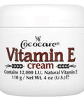 Cococare Vitamin E Cream 12000 I.U 4 Ounce Skin Cream