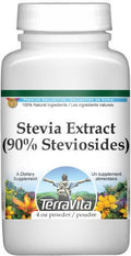 Terravita Stevia Extract (90% Steviosides) Powder (4 Oz, Zin: 514503)
