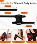 Epinuo Red Light Therapy For KneeWith 5 Vibration Massage Cordless Rechargeable 5000Mah Heated Knee Massager For Pain Relief s For Women Men 660Nm&850Nm Near Infrared Light Brace