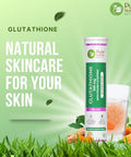 Pure Nutrition LGlutathione 500Mg 30 Effervescent Tablets (15X2) With Vitamin C and Saffron Orange Flavour Supports Skin Immunity and Daily Wellness