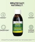 Herbion Naturals Sugar Cough Syrup With Stevia 5 Fl Oz Helps Relieve Cough And Soothes Sore Throat Naturally Optimizes Immune System 3 Packs