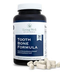 Living Well With Dr. Michelle Tooth & Bone Formula - Supplement With Calcium For Bone Strength & Tooth Enamel Support D3 K2 120 Capsules Non-Gmo Gluten-Free