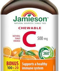 Jamieson Vitamin C Orange 500Mg 120 Tablets