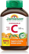 Jamieson Vitamin C Orange 500Mg 120 Tablets