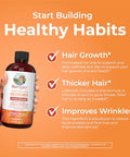 Maryruth'S Maryruth'S Liquid Morning Multivitamin Hair Growth (Peach Mango 15.22Oz) & Iron Liquid (Berry) Clean Label Project Verified Beauty Immunity & Overall Health Vegan Non-Gmo