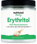 Nutricost Pantry Erythritol Plant-Based Sweetener Powder (1 LB) - Zero Additives, Zero Calories, Non-GMO