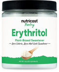 Nutricost Pantry Erythritol Plant-Based Sweetener Powder (1 LB) - Zero Additives, Zero Calories, Non-GMO