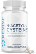 Revive Md Nac Supplement For Men & Women Nacetyl Cysteine Supports Respiratory Cardiovascular & Cellular Health Antioxidant & Immune Support (120 Capsules 60 Servings)