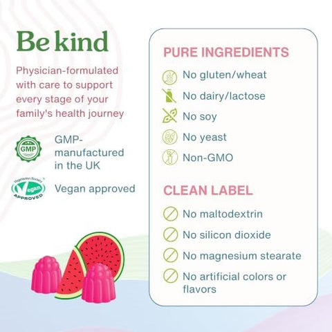 Igennus High Absorption Magnesium Citrate Gummies with LTheanine and B6 Calm and Nervous System Support for Adults and Kids SugarFree Clean Ingredients and Vegan Watermelon Flavor 4590 Servings