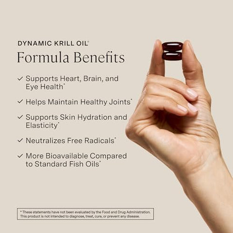 Stonehenge Health Dynamic Krill Oil 1600Mg " Triple Strength Antarctic Omega3 Supplement With Epa Dha Phospholipids & 2Mg Astaxanthin " Supports Heart Brain Skin Joint & Eye Health " 60 Softgels
