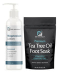 M3 Naturals Magnesium Lotion & Tea Tree Oil Foot Soak Bundle