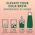 Starbucks Cold Brew Coffee Concentrate, Sweetened Brown Sugar Cinnamon Flavored Iced Coffee, 32 fl oz