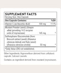 Thorne - Broccoli Seed Extract - Supports Liver Detox & Provides Antioxidant Support - Sulforaphane Glucosinolate (Sgs) Vitamin C & Mustard Powder Supplement - Third-Party Certified 60 Capsules