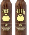 Sun Bum Original Spf 50 Sunscreen Spray Vegan And Hawaii 104 Act Compliant (Octinoxate & Oxybenzone ) Broad Spectrum Moisturizing Uva/Uvb Sunscreen With Vitamin E 6 Oz Natural (Pack Of 2)
