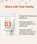 Micro Ingredients Vitamin D3 + K2 Mk 7 240 Softgels 50000 Iu