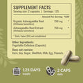 Herbamama Ashwagandha And Rhodiola Rosea Kit - Bundle Of 1500Mg Ashwagandha Root Capsules & 1000Mg Rhodiola Rosea Capsules - Vegan Non-Gmo Gelatin- - 2 Pack