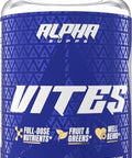 Vites Mens Multivitamin Complete Daily Supplement with Fruits Veggies Energy Immune and Prostate Support Daily Whole Food Vitamins with Antioxidants and Digestive Enzymes
