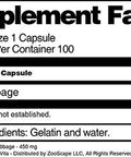 Terravita Red Cabbage - 450 Mg (100 Capsules, Zin: 519446)