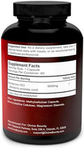 Divine Bounty Pure Berberine Complex - 600Mg Per Capsule Berberine Hcl Supplement - 60 Vegetarian Capsules