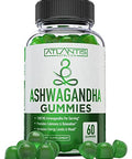 Supergreen, Magnesium & Ashwagandha Gummies - Improves Sleep & Helps Muscle Cramps, Supergreens With Spinach, Broccoli, Beetroot, Green Tea, & Acai For Immune Support - 60 Gummies