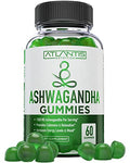 Supergreen, Magnesium & Ashwagandha Gummies - Improves Sleep & Helps Muscle Cramps, Supergreens With Spinach, Broccoli, Beetroot, Green Tea, & Acai For Immune Support - 60 Gummies