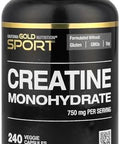 California Gold Nutrition Sport Creatine 750 Mg 240 Veggie Capsules