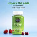 Garden Of Life Vitamin Code Calcium Magnesium Gummies With D3 & K2 Supports Bone Health & Bone Strength Prebiotics & Probiotics For Digestive Support Non-Gmo Gluten-Free 60 Raspberry Gummies