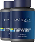 Prohealth Body & Joint Optimized Curcumin Longvida (60 Veggie Capsules) (2Pack)
