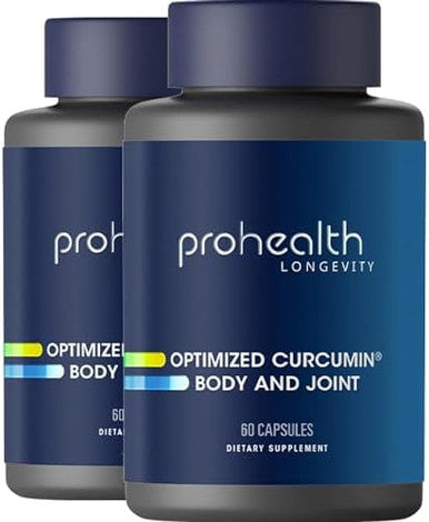 Prohealth Body & Joint Optimized Curcumin Longvida (60 Veggie Capsules) (2Pack)
