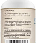 Sunergetic Premium Berberine Supplement 1200Mg Per Serving Berberine Hcl Supplement Nongmo Immune Support 60 Capsules