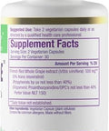 Paradise Herbs Resveragrape Resveratrol + Polyphenols + Opc'S Super Potent Ultra Pure Nongmo Gluten 60 Vegetarian Capsules