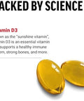 Force Factor Vitamin D3 5000 Iu Softgels Highpotency Vitamin D Supplement To Support Immunity And Bone Health Premium Quality No Preservatives 120 Softgels