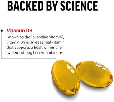 Force Factor Vitamin D3 5000 Iu Softgels Highpotency Vitamin D Supplement To Support Immunity And Bone Health Premium Quality No Preservatives 120 Softgels