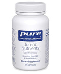 Pure Encapsulations Junior Nutrients - Kids & Teens Multivitamin - Without Iron - With Calcium Vitamin D3 & Vitamin C - Non-Gmo & Vegetarian 120 Capsules
