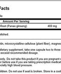 Swanson Full-Spectrum Korean Red Ginseng Root 400 Milligrams 90 Capsules (2 Pack)