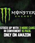 Monster Energy Drink, Green, Original, 16 Ounce | Pack of 15