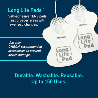 Omron Max Power Relief Tens Unit Muscle Stimulator For Drug-Free Pain Relief - Portable Electric Massager For Muscles And Joints - Includes 2 Reusable Tens Unit Pads