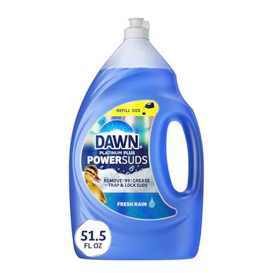Dawn Platinum Plus Powersuds Liquid Dish Soap 51.5 Oz. Refill