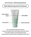 Heimish All Clean Green Foam Moisturizing Face Cleanser Hydrating Gentle Gel Cleanser Daily Face Wash For Sensitive Skin With Amino Acid P.H 5.5 For Double Cleansing Korean Skincare 5.3Oz/150G