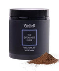 Welleco The Evening Elixir Vitamin C Hot Chocolate Beauty Drink Mix With Niacin Lemon Balm & Magnesium Supports Sleep Collagen Formation & Skin Glow 150G (5.3 Oz) Jar