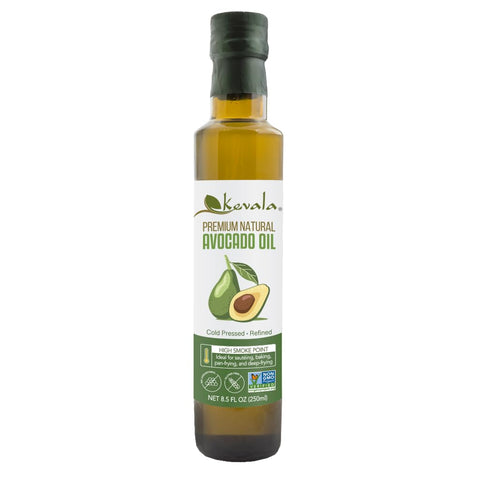 Kevala Avocado Oil Ã¢â‚¬â€œ 64 fl oz Ã¢â‚¬â€œ 1/2 gallon Ã¢â‚¬â€œ Cold Pressed Ã¢â‚¬â€œ Fresh Avocados Ã¢â‚¬â€œ Vegetable Oil for Cooking Ã¢â‚¬â€œ High Smoke Point Ã¢â‚¬â€œ For Frying and Baking
